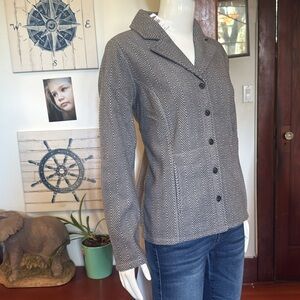 NWT northern reflections size small Gray Herringbone Women's Jacket
